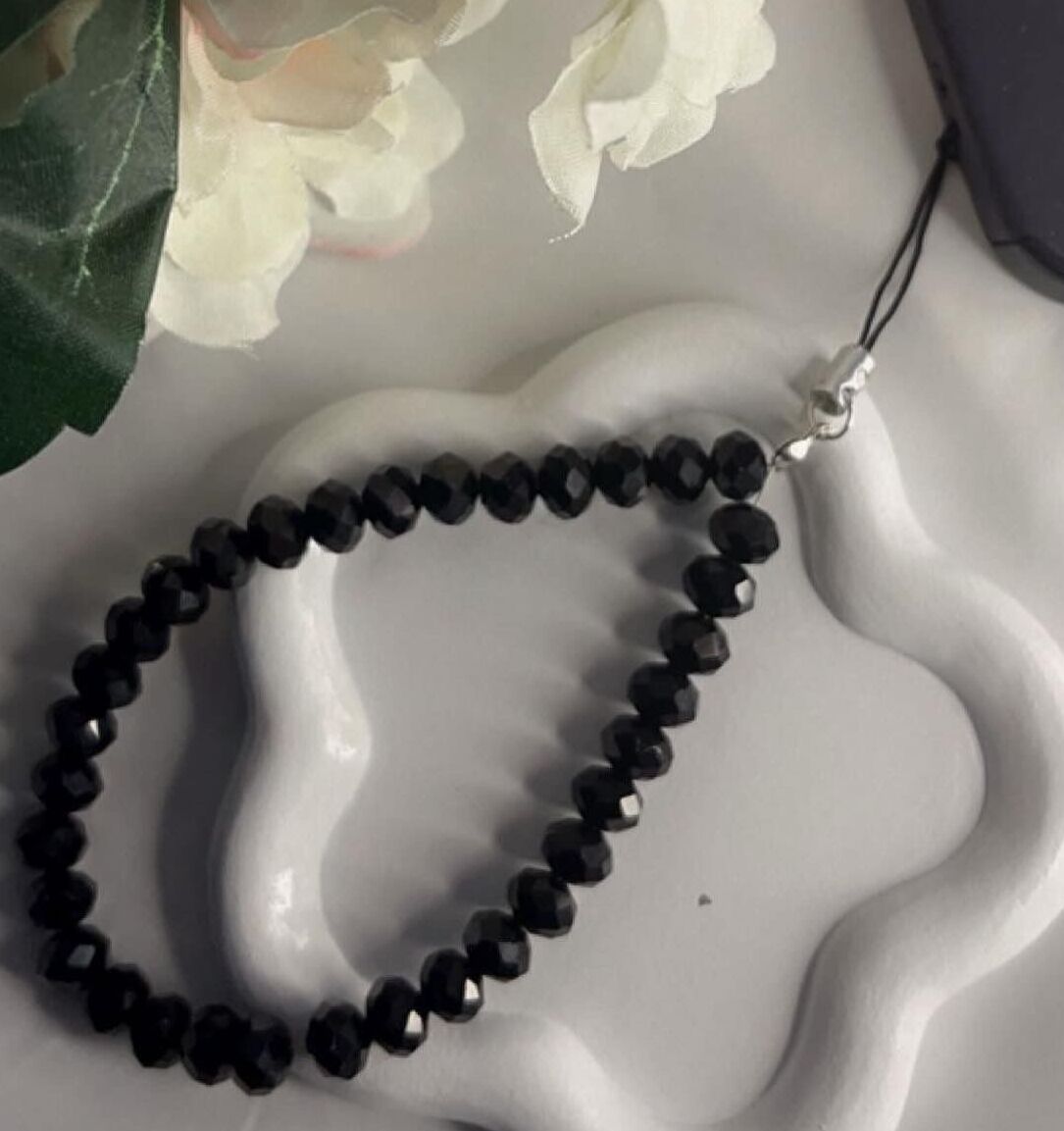 Elegant Bead Phone Charm